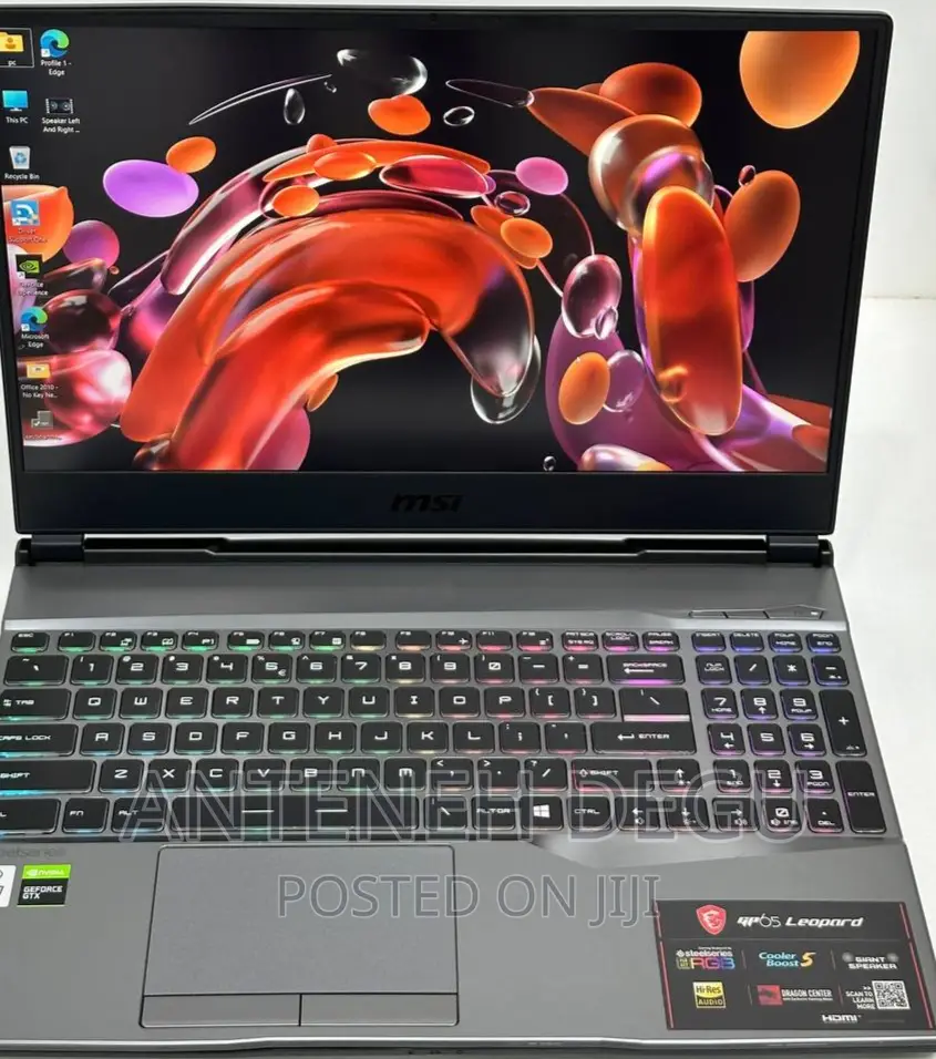 New Laptop MSI GP65 Leopard 16GB Intel Core I7 SSD 512GB