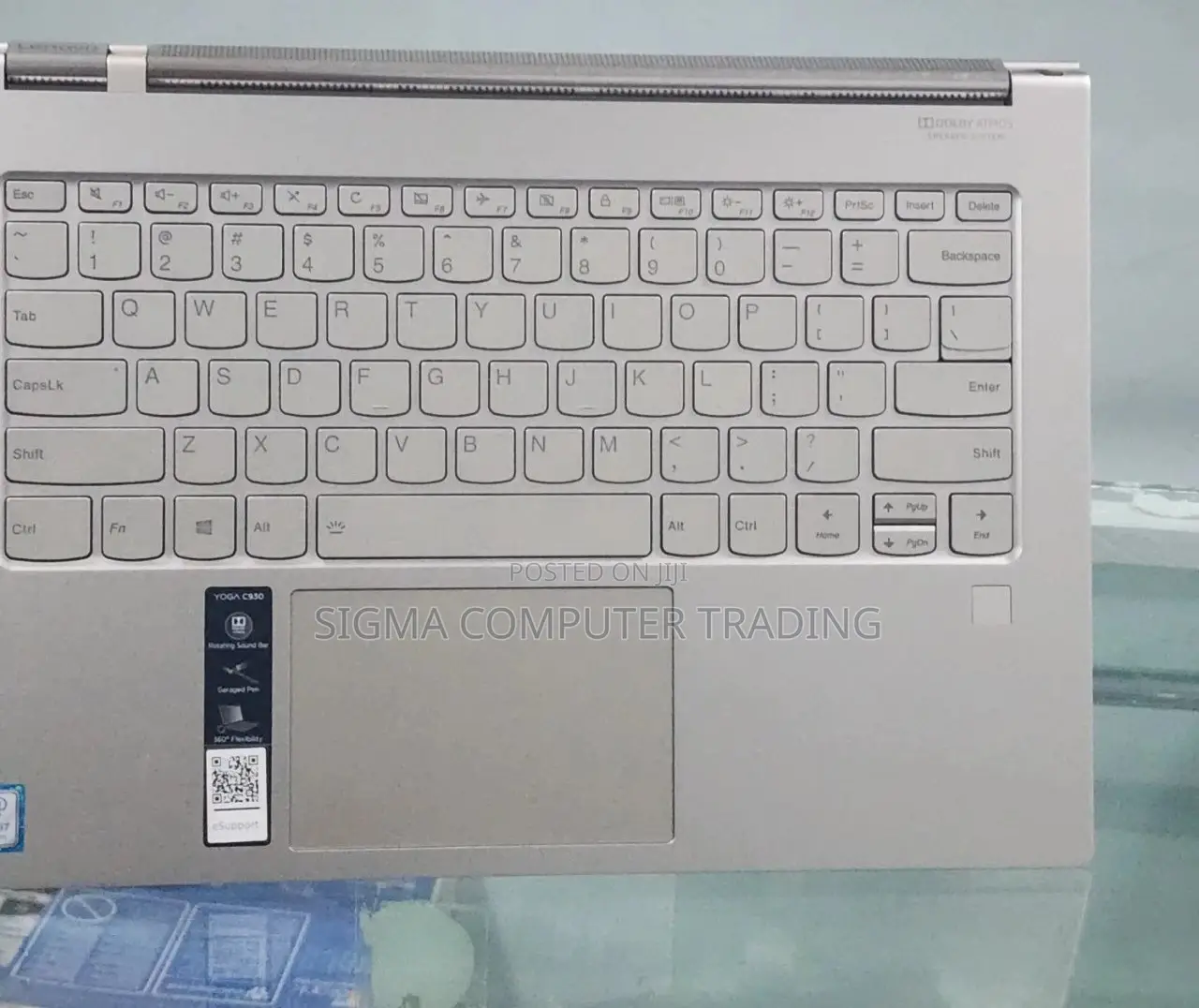 New Laptop Lenovo Yoga C930 16GB Intel Core I7 SSD 512GB