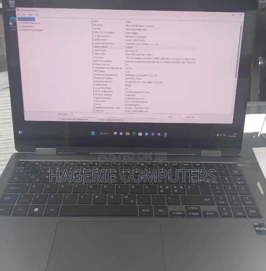 New Laptop Samsung NP-X360 16GB Intel Core I7 SSD 512GB