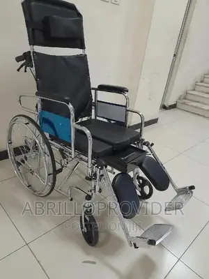 New Commode Reclining Wheelchair"Wheelchair"Wheelchair