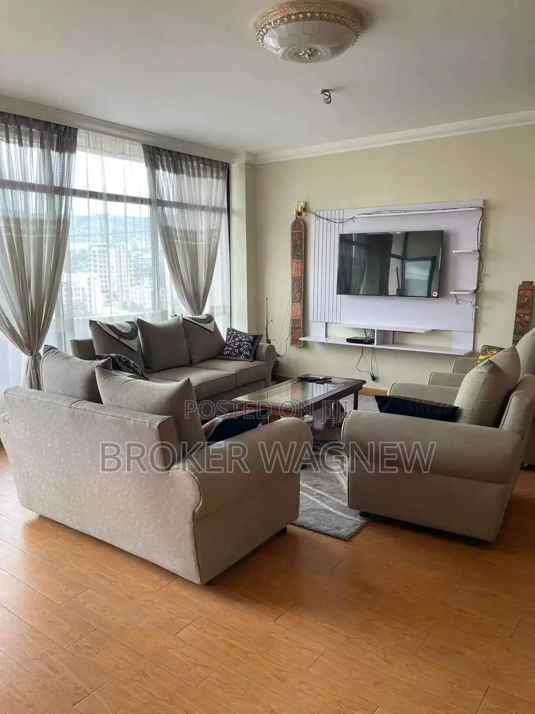 Furnished 2bdrm Apartment in Commet Realstate, Bole for rent