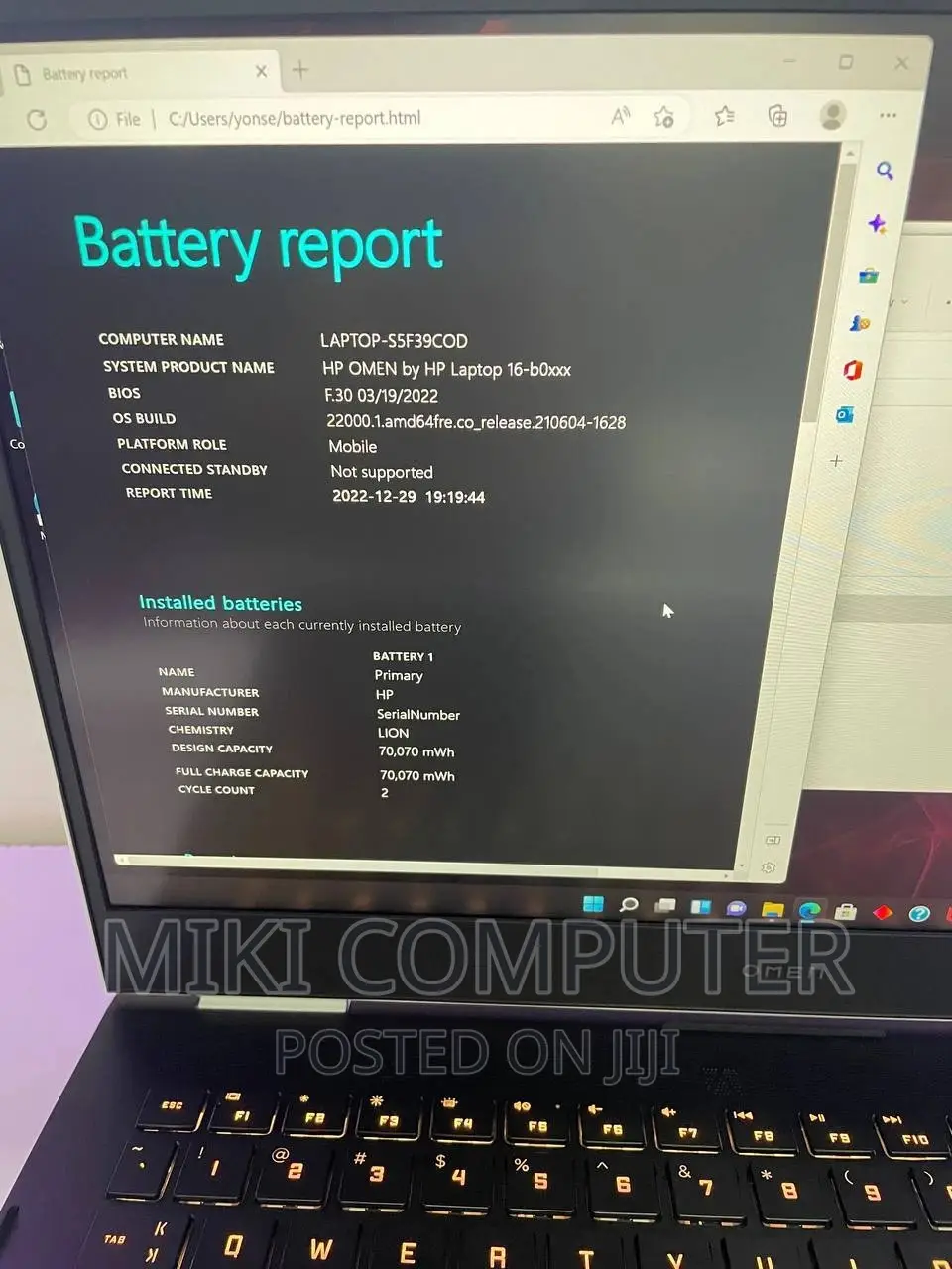 New Laptop HP Omen 15t 16GB Intel Core i7 SSD 1T