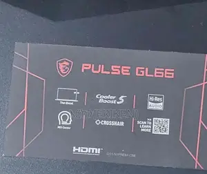 New Laptop MSI Pulse GL66 16GB Intel Core I7 SSD 512GB