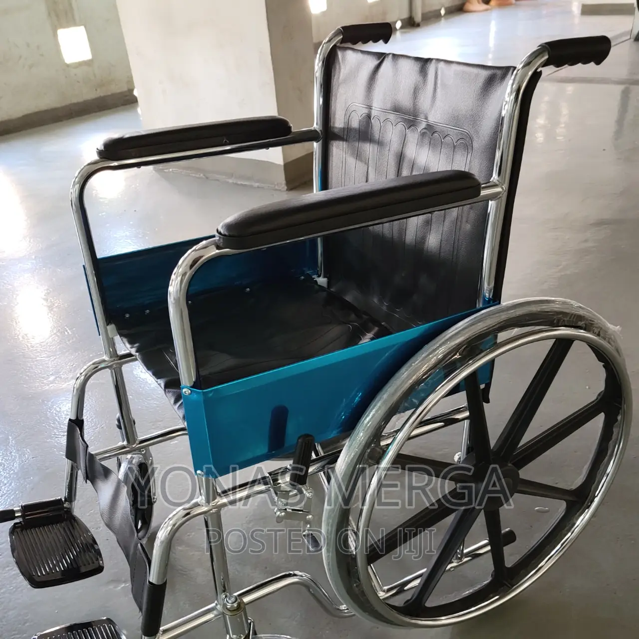 Wheel Chair_aj 804b/Lazamall Portable Folding Wheelchair