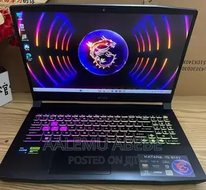 New Laptop MSI Katana GF66 16GB Intel Core I7 SSD 1T