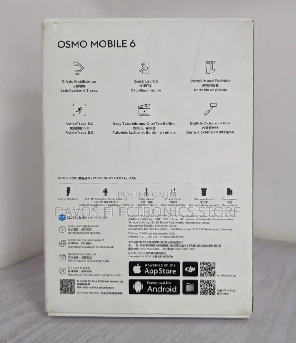 DJI Osmo Mobile 6 Phone Stabilizer Gimbal