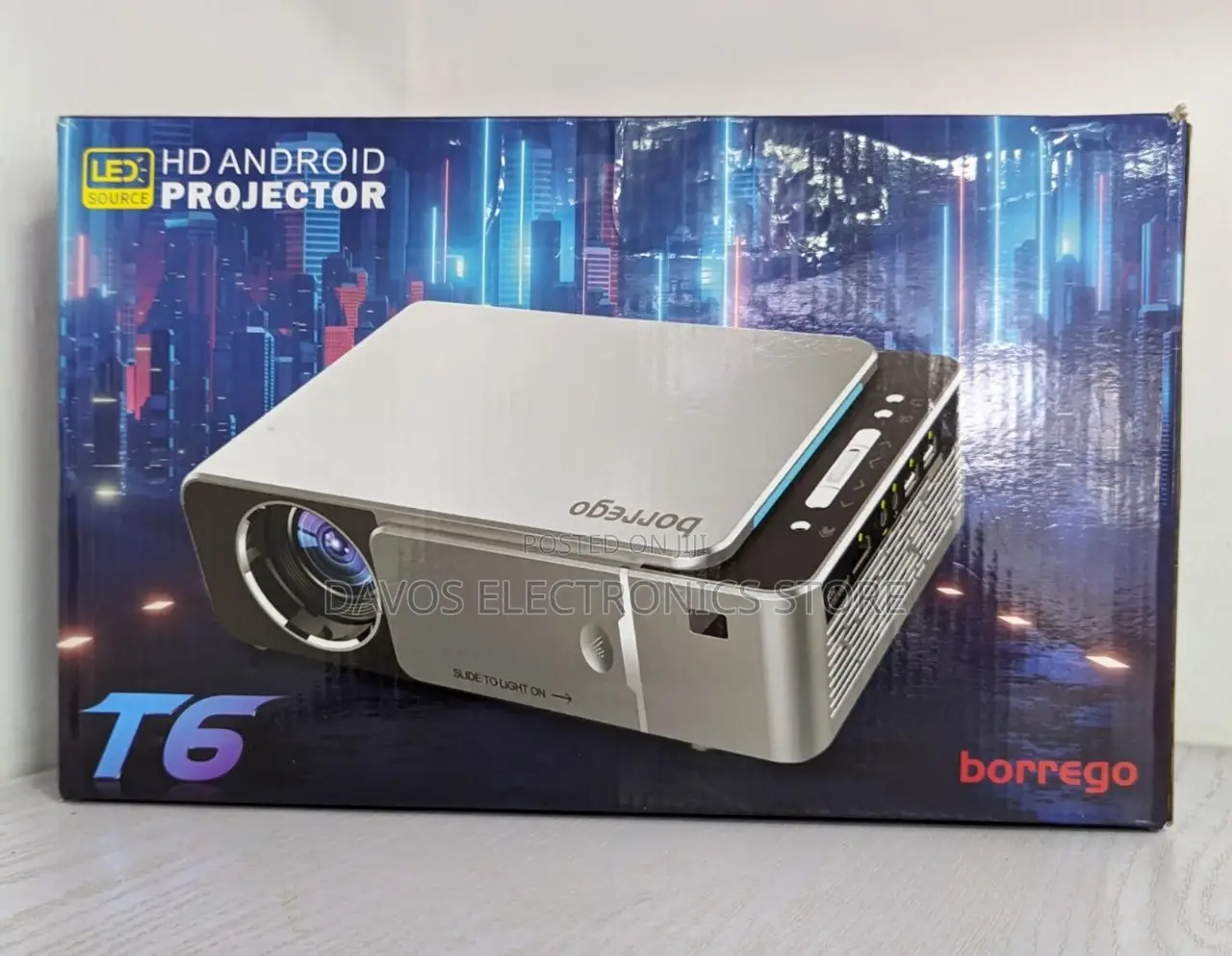 Borrego T6 HD Android Projector