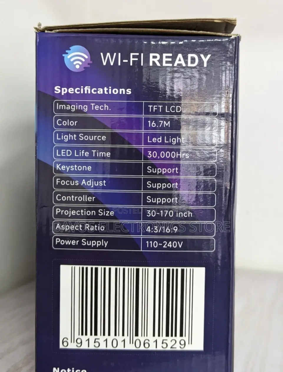 Borrego T6 HD Android Projector