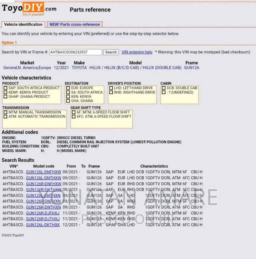 Toyota Hilux 2022 White