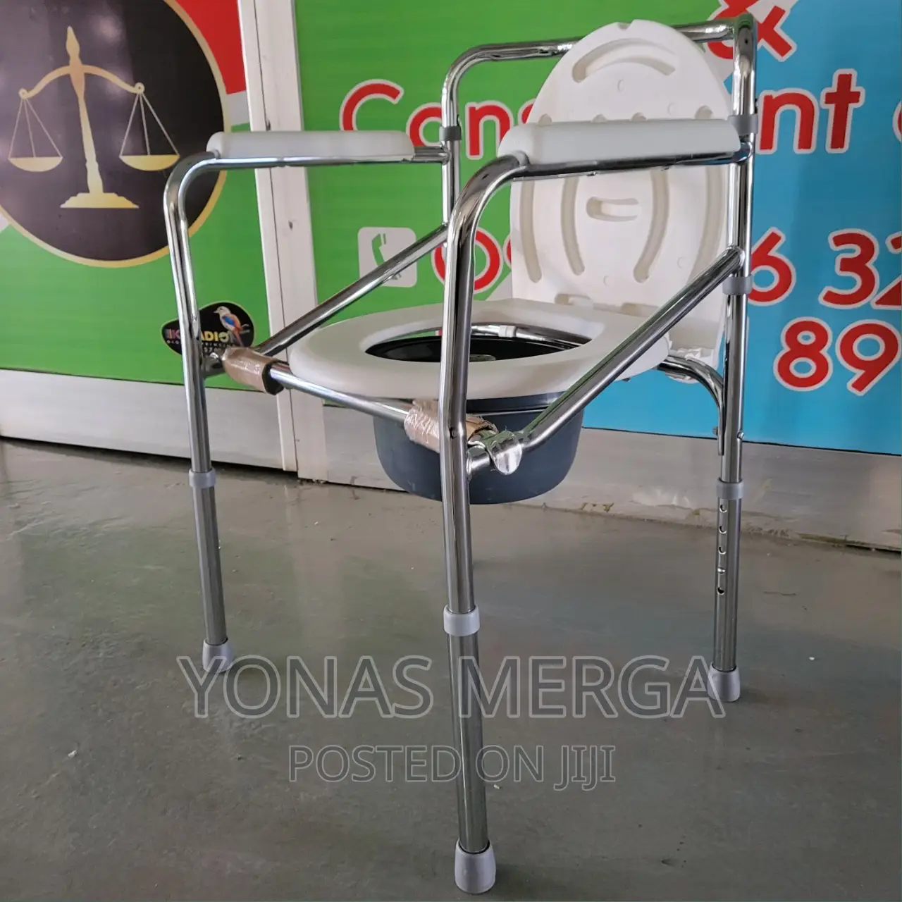 Commode | Iron Safety Frames Easy Transfer No-Tool Assembly