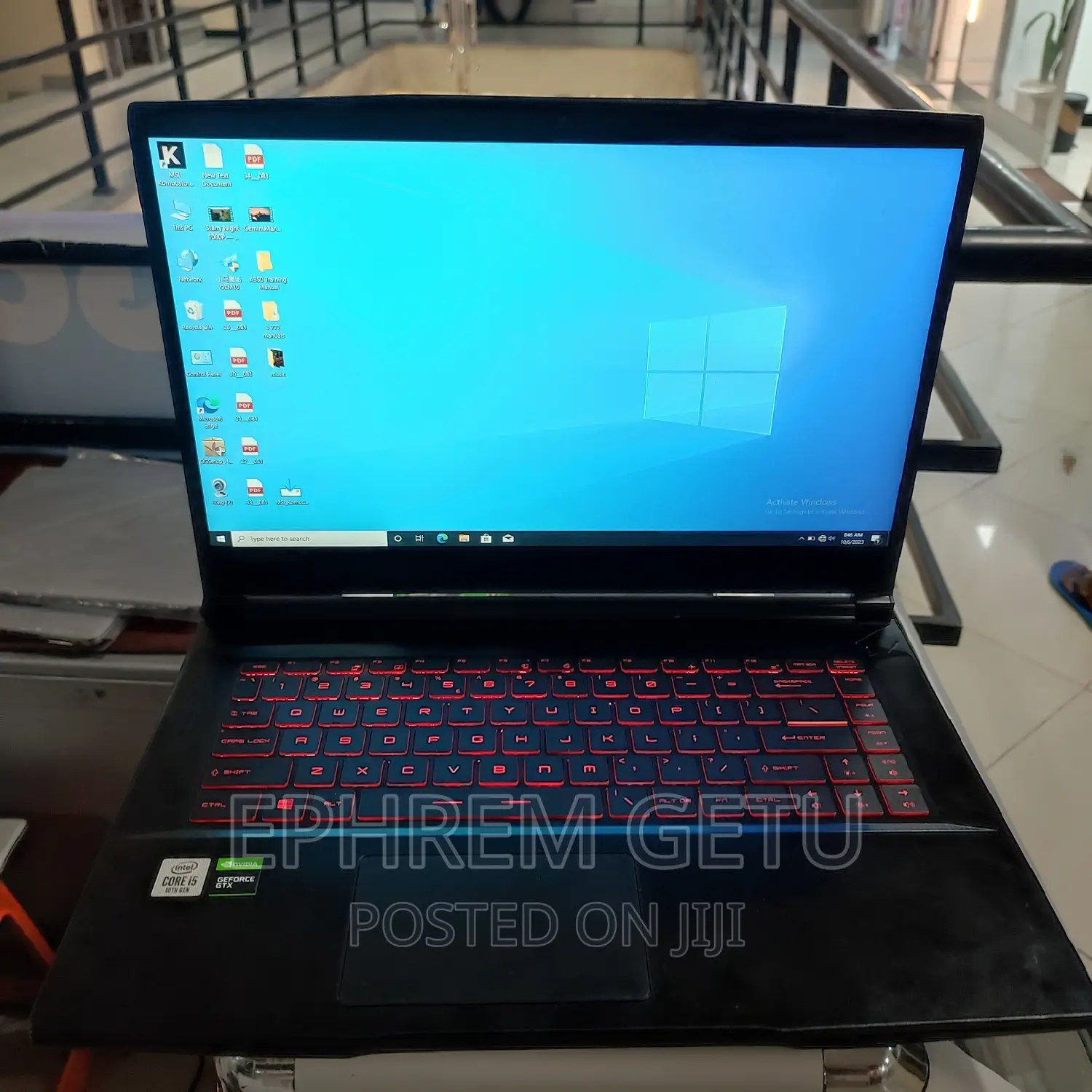 New Laptop MSI GF63 8GB Intel Core I5 SSD 512GB