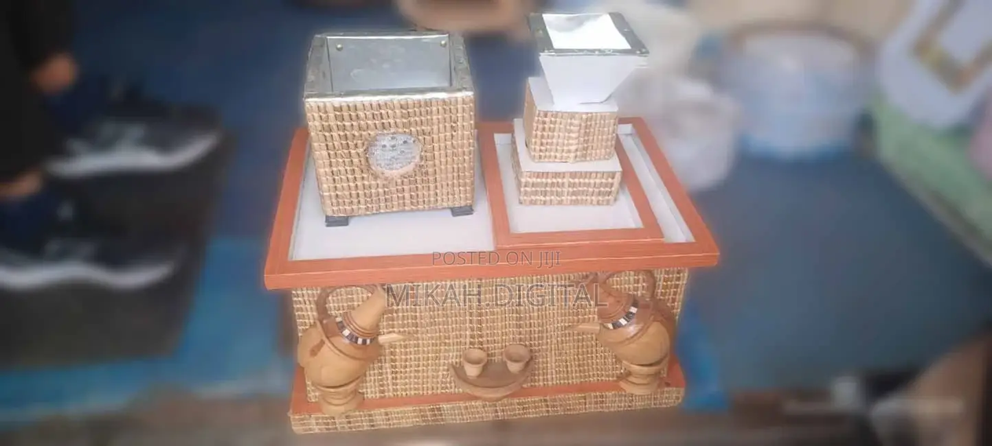 Hand Carved Eritrean Ethiopian Traditional REKEBOT ረከቦት