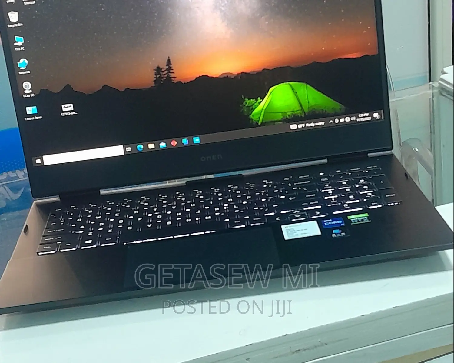 New Laptop HP Omen 15-Dh002nr 16GB Intel Core I7 SSD 512GB