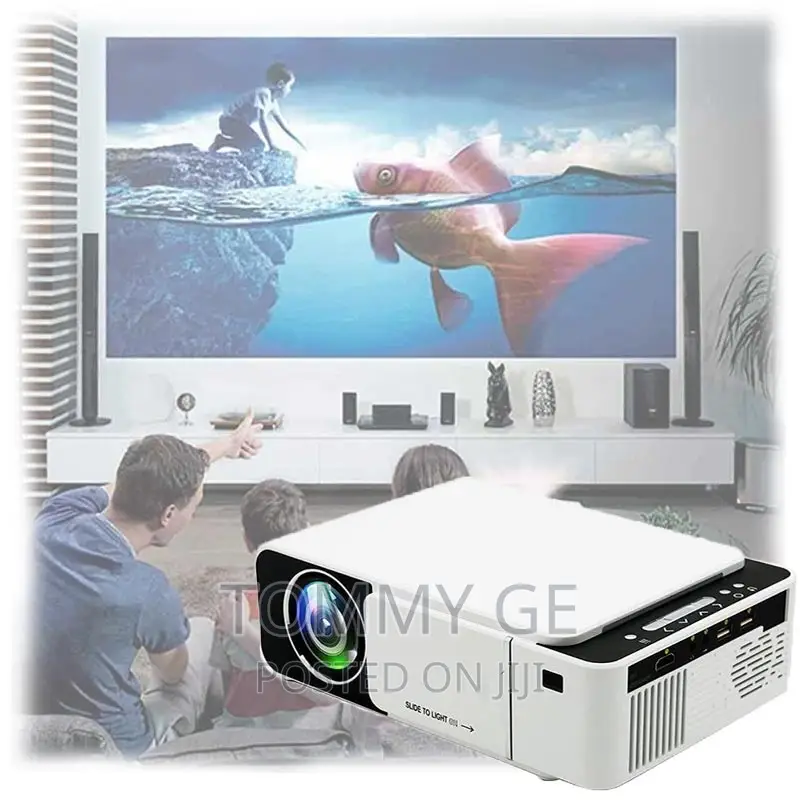 # በ T5 Projector እቤቱን እንደ ሴኔማ 150 Inches ከቤተሰቦቻችሁ ጋር