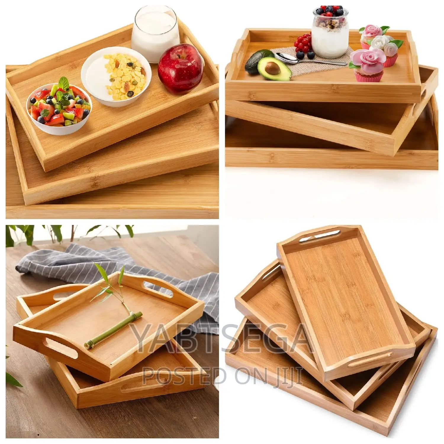 3 in 1 Bamboo Tray