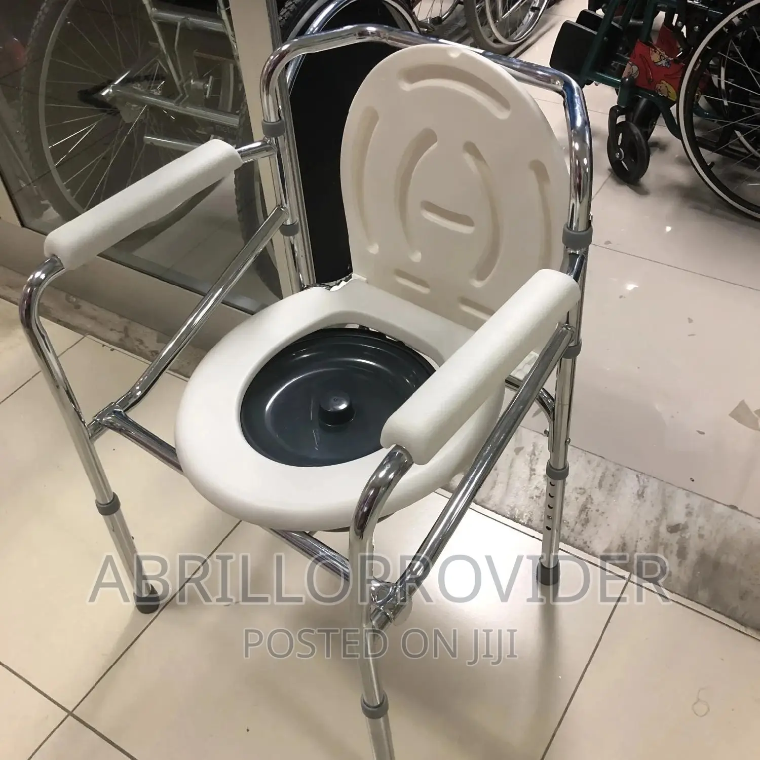 Commode Chair, Folding Bedside, Portable Shower Chair,