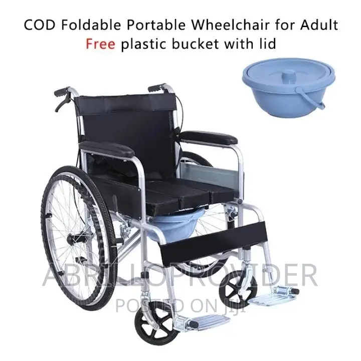 Wheelchairs for Adult Foldable Free Plastic Bucket COD
