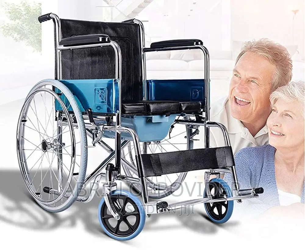 ፖፖ ዌልቸር Commode Wheelchair~Wheelchair±Wheelchair•Wheelchair