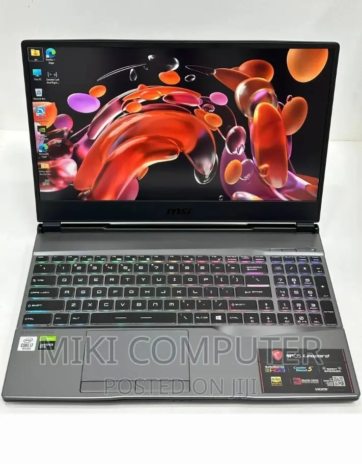 New Laptop MSI GP65 Leopard 16GB Intel Core I7 SSD 512GB