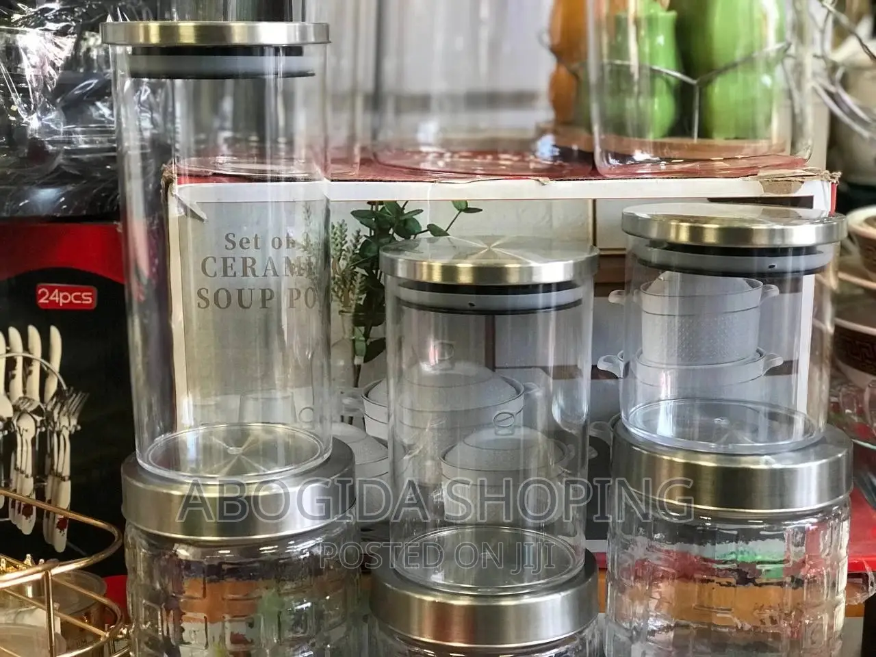 አቤት ለዓይን ስማርክ ባለ ሶስት የተለያዩ አይነቶች የቅመም ማስቀመጫ