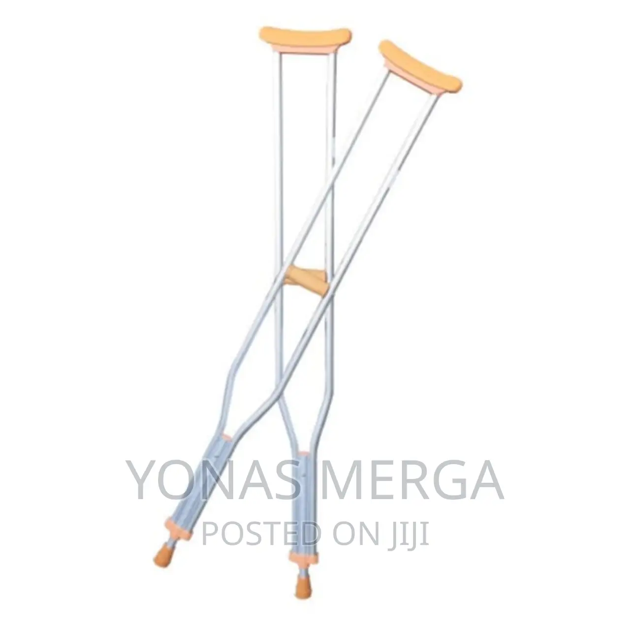 Stainless Steel Adjustable Underarm Crutches