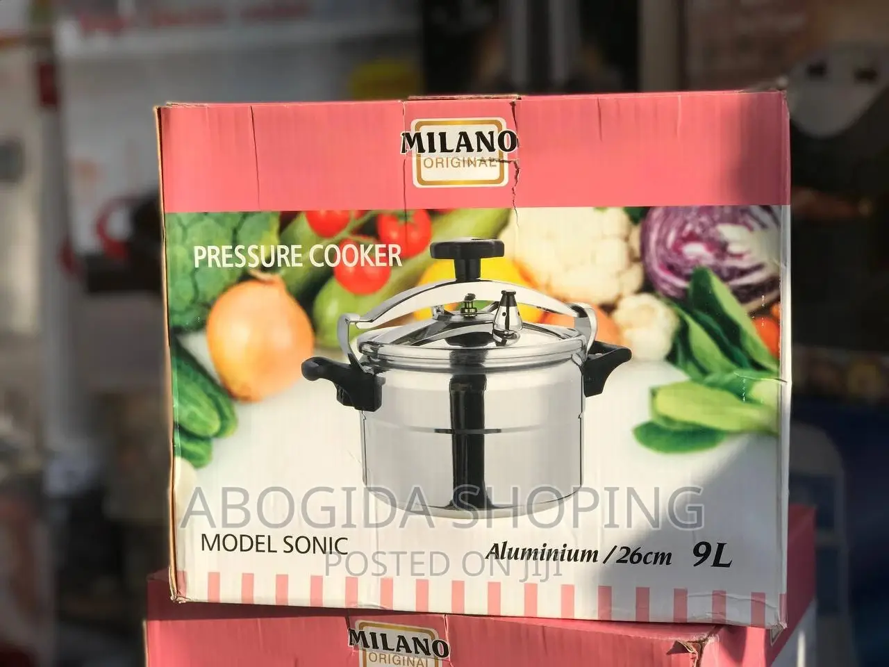 9l Milano Original Aluminum Pressure Cooker