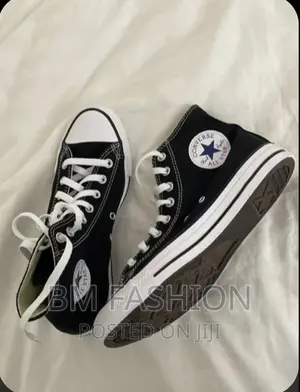All Star Converse Black Boots