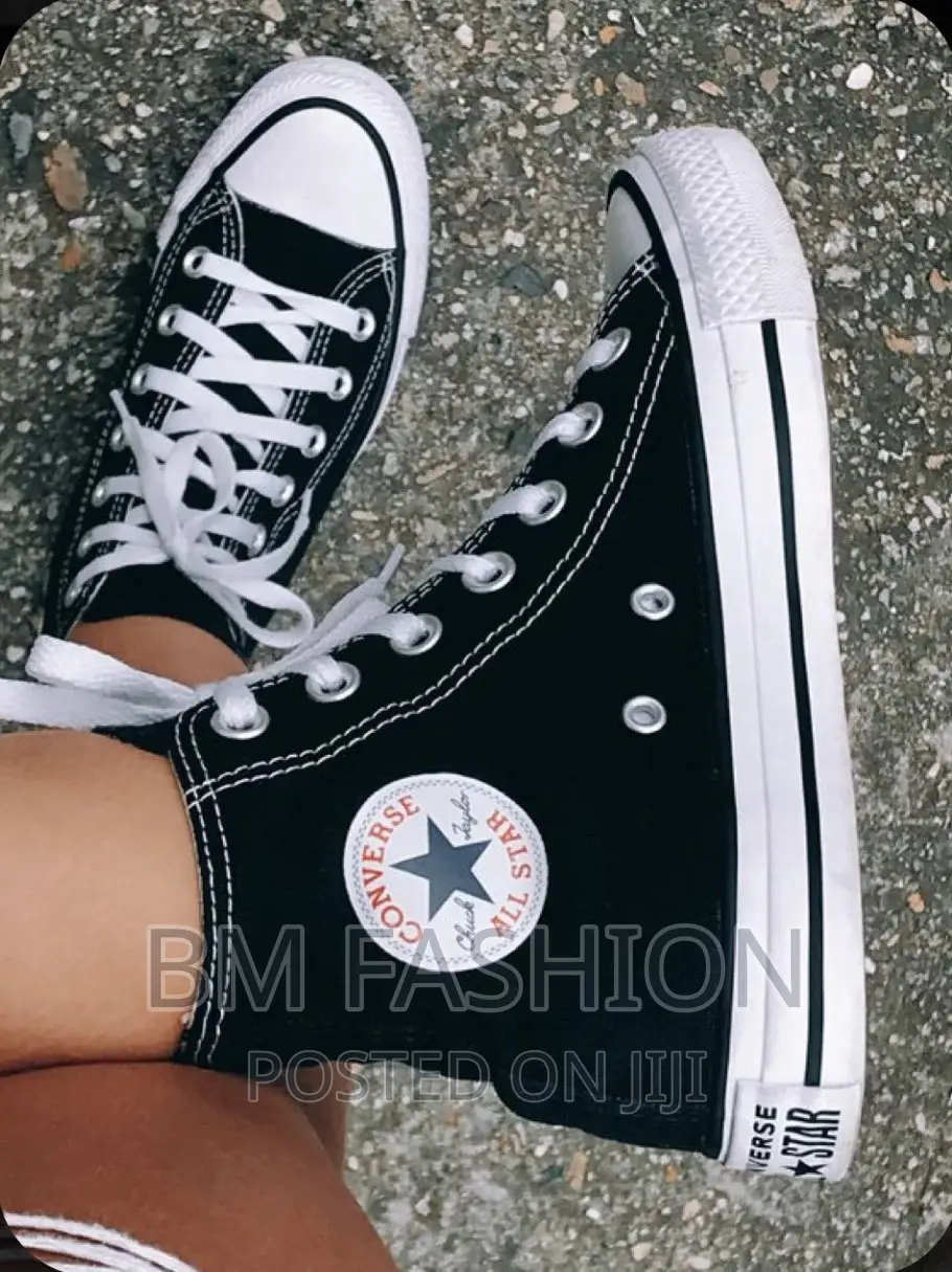 All Star Converse Black Boots