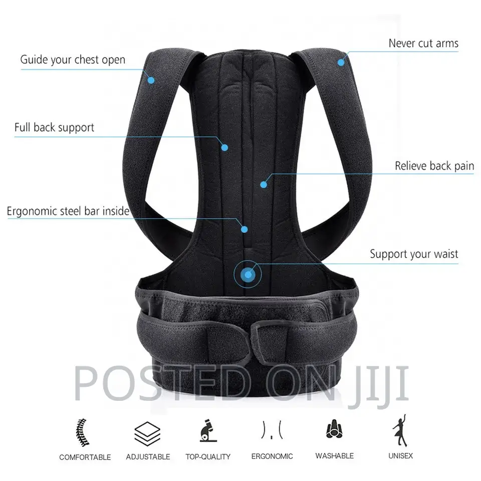 Sitting Back Posture Support Back Brace Belt Posture Correct