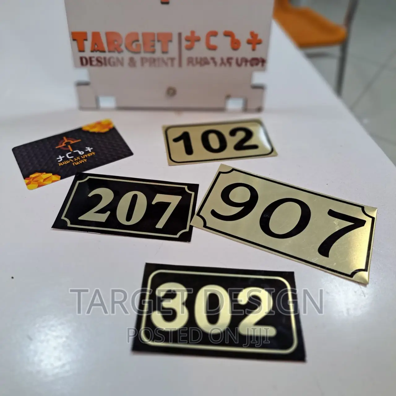 Room Number and Signage