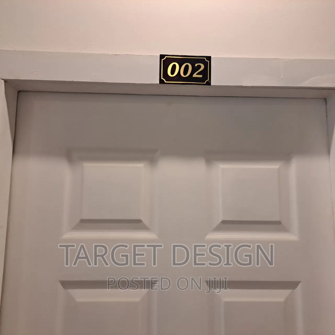 Room Number and Signage