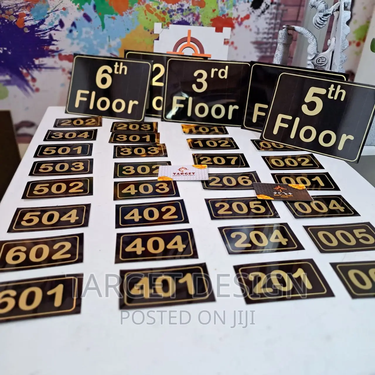 Room Number and Signage