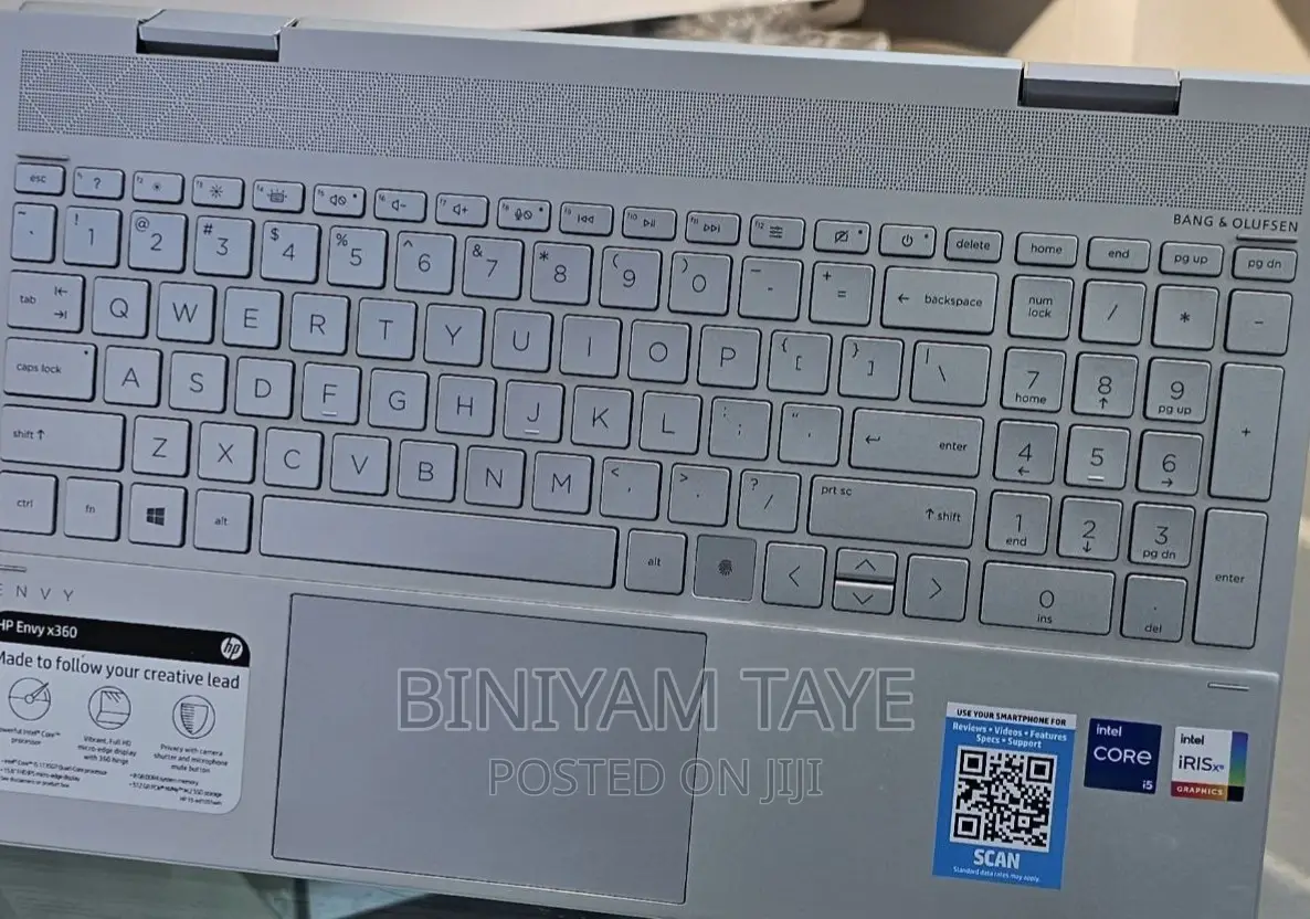 New Laptop HP Envy X360 16GB Intel Core I7 SSD 512GB