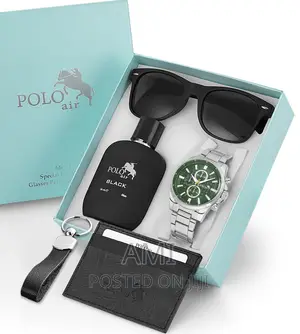 Polo Air Gift Package For Men's, 5 Items Within The BOX!