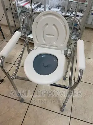 Photo - Portable Toilet Chair Adults, Height Adjustable Toilet Seat