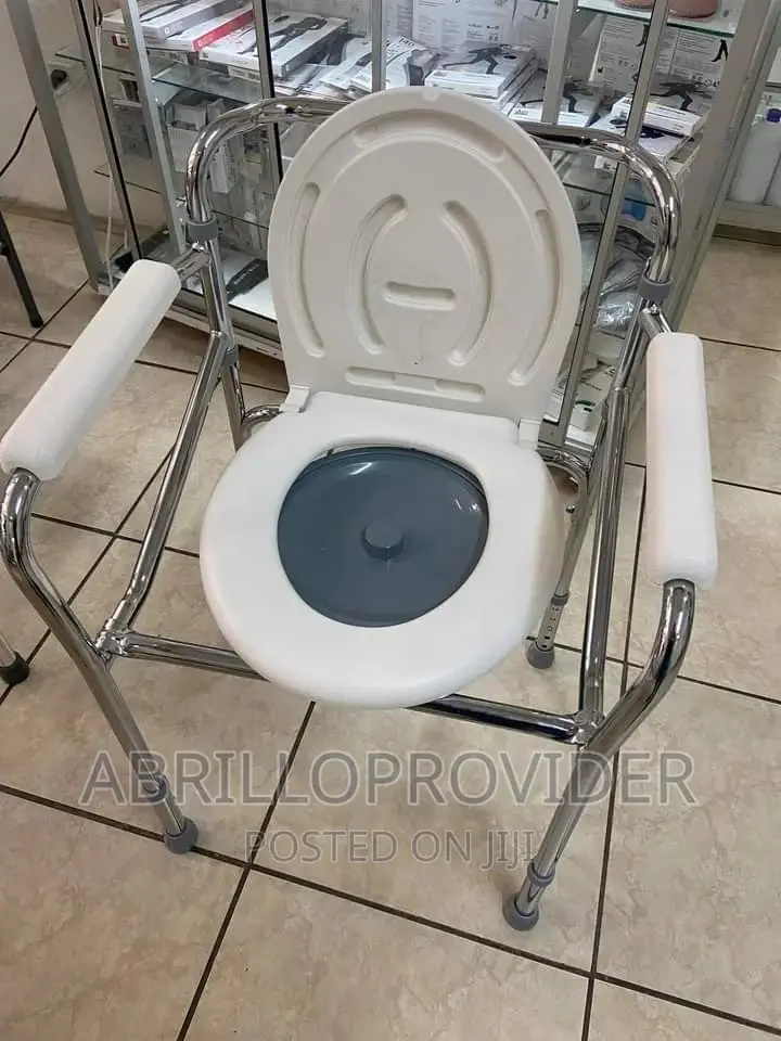 Portable Toilet Chair Adults, Height Adjustable Toilet Seat