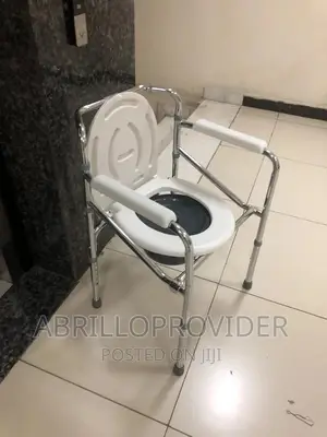 Photo - Commode Chair for Toilet Adult:Foldable Chair/Toilet Chair