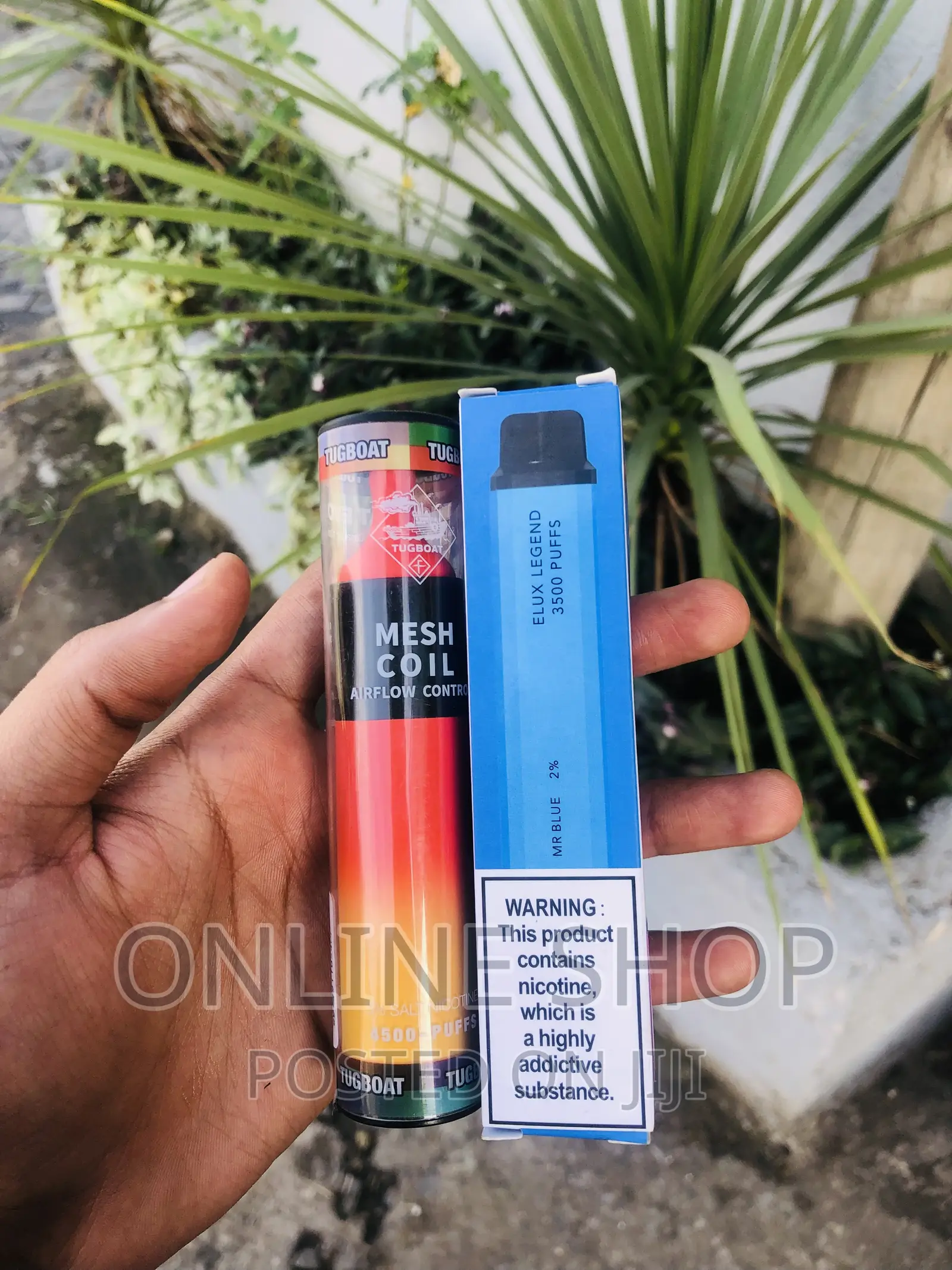 Tugboat 4500 Puffs and Elux 3500 Puffs