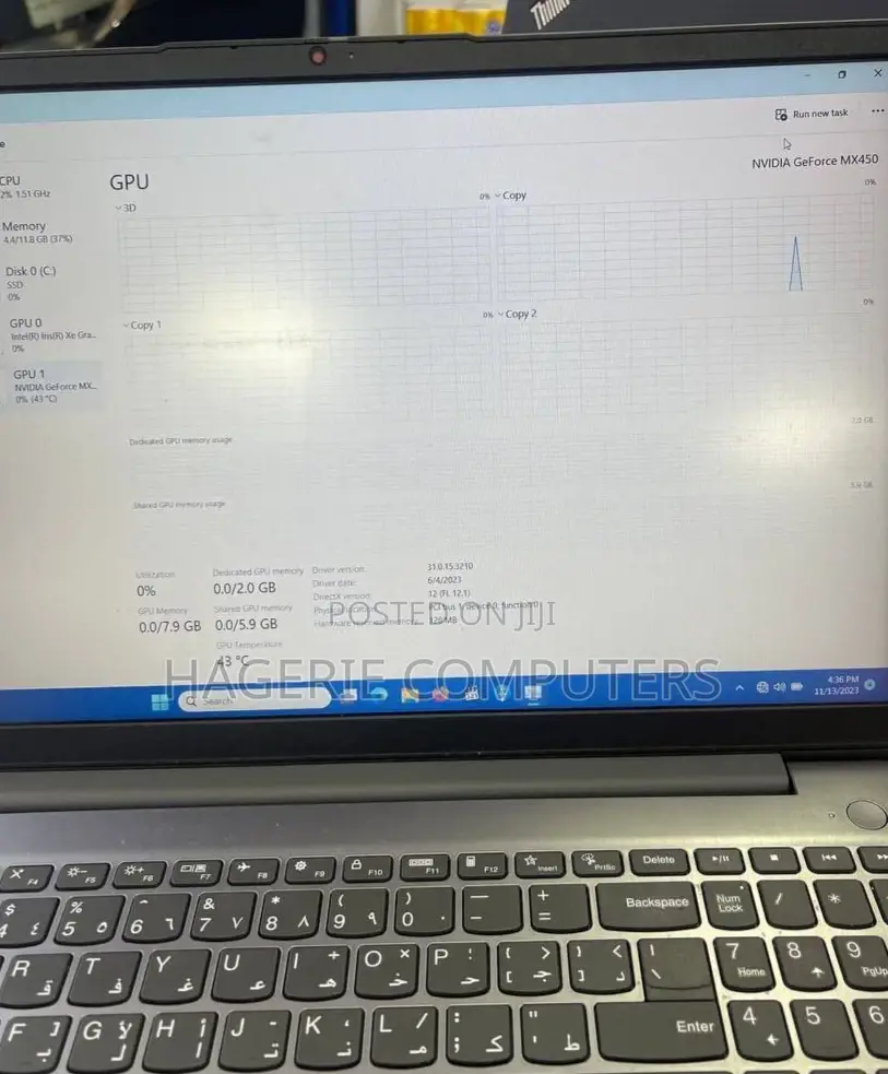 New Laptop Lenovo IdeaPad Y560 12GB Intel Core I7 SSD 512GB