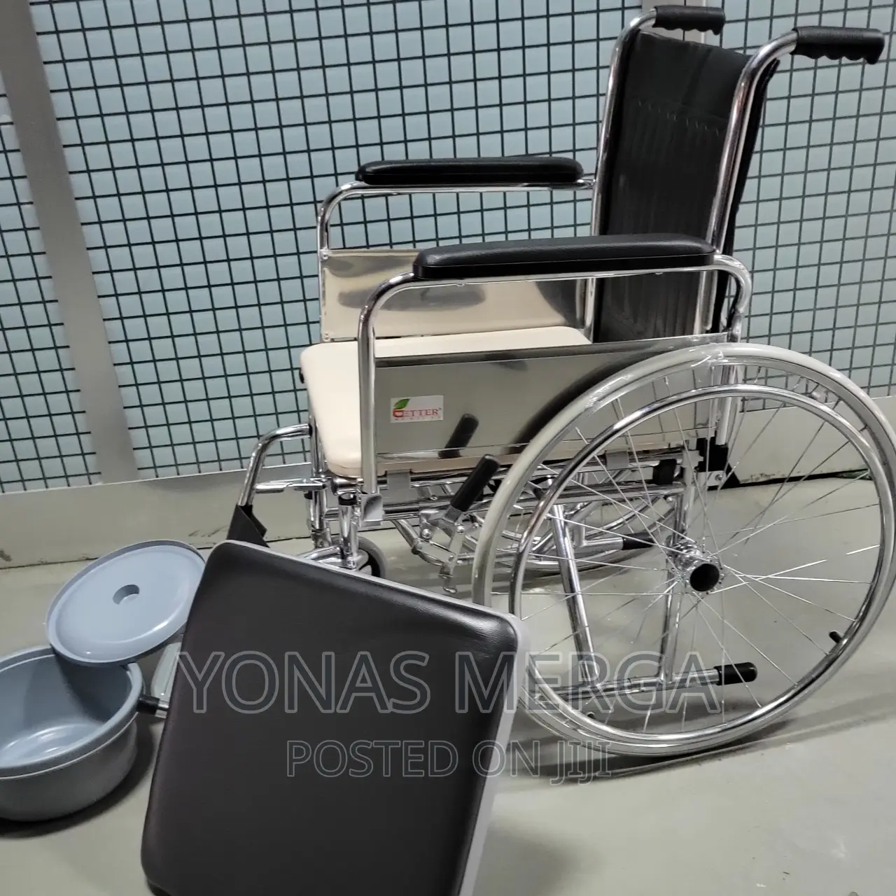 ሌዘርመቀመጫ እና ነስቲክ/PVC/Made Wheelchair /Wheelchair /Wheelchair