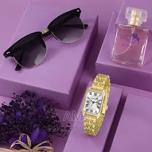 Photo - Polo Air Women's Watch, Perfume Glass Gift Set 3 in One!