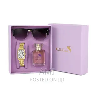 Polo Air Women's Watch, Perfume Glass Gift Set 3 in One!