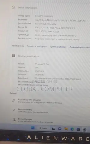 New Laptop Alienware Area-51m 16GB Intel Core I7 SSD 1T