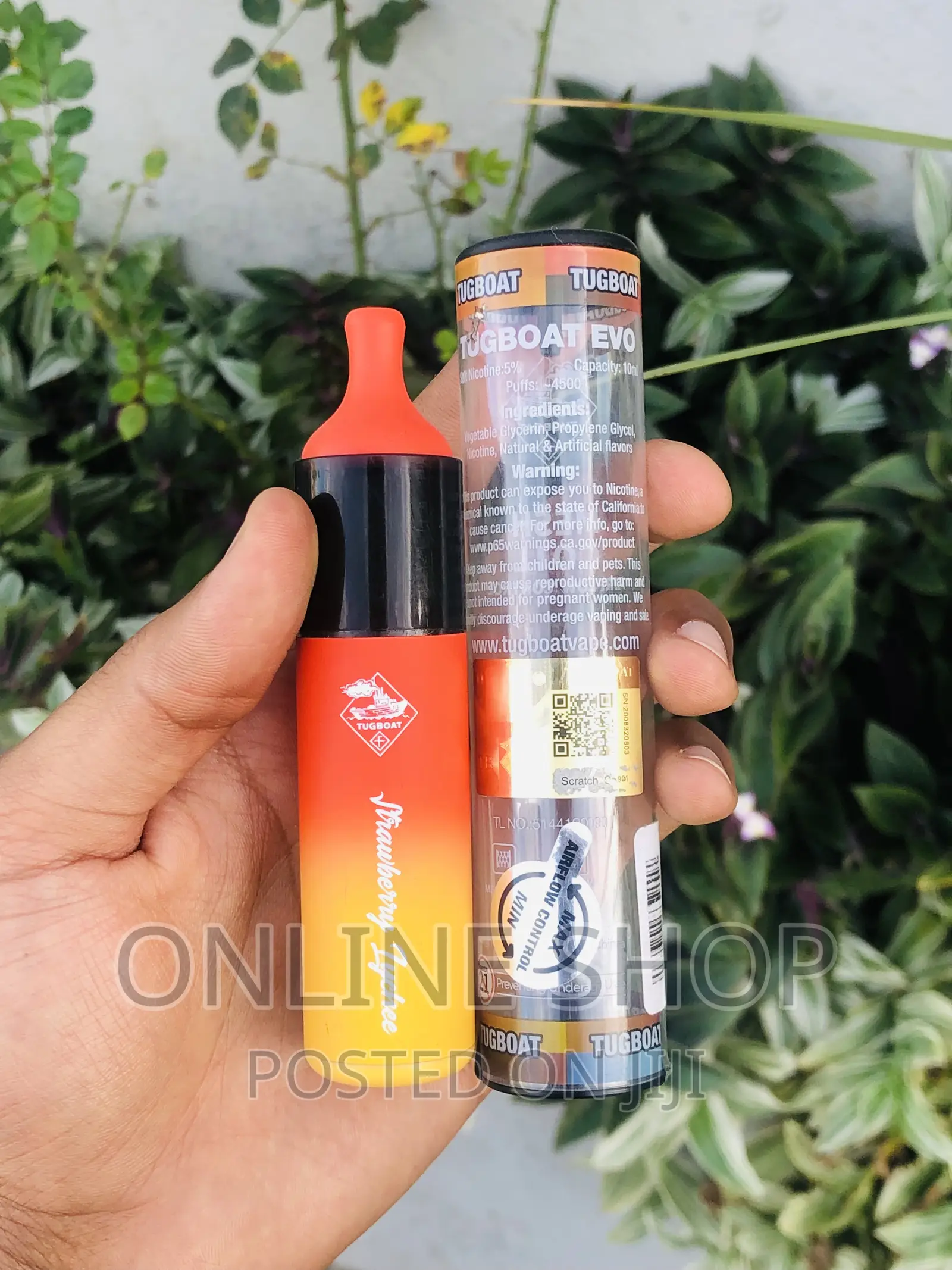 4500 Puff Tugboat Have Strong Tast 5% Nicotines