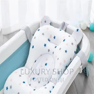 1baby Bath Tub, Foldable Bathtub With Support Cushion