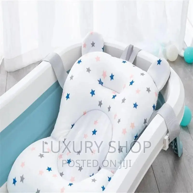 1baby Bath Tub, Foldable Bathtub With Support Cushion