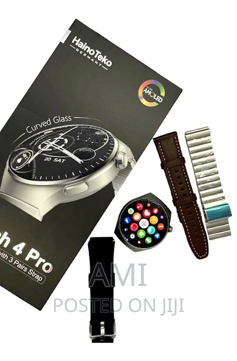 Hainoteko Watch 4 Pro RW32 Amoled Curved Display