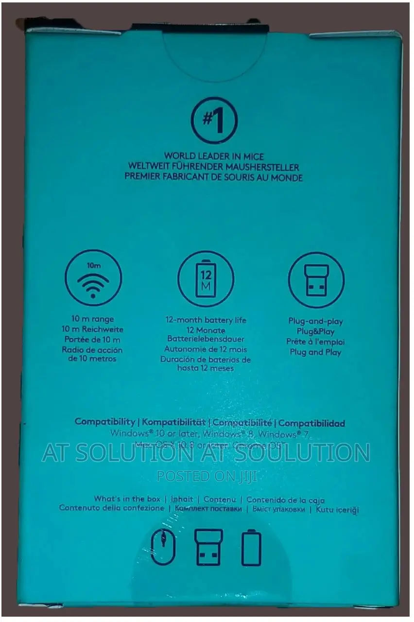 Logitech M170 Wireless Mouse - Gray