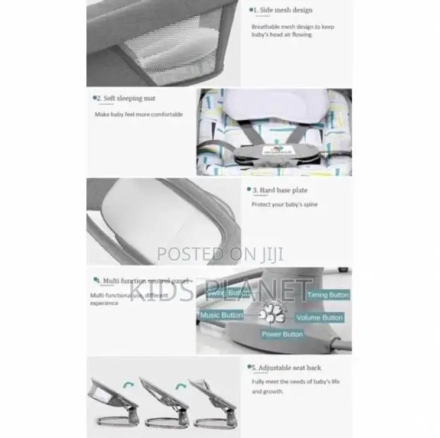 3 in 1 Mastela Multifunctional Bassinet Swing Rocker