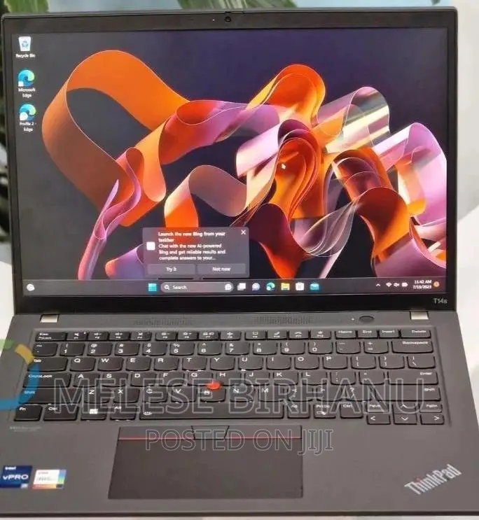New Laptop Lenovo ThinkPad T14 16GB Intel Core i7 SSD 512GB